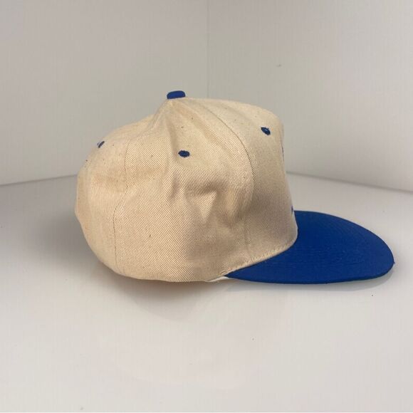 Vintage UPS Pacific Region KC Snapback Hat Cream/Blue - Picture 2 of 6